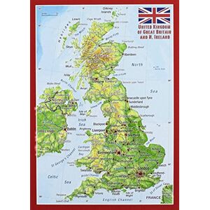 André Markgraf - Reliefpostkarte Great Britain: United Kingdom