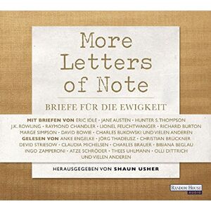 Anke Engelke - Gebraucht More Letters Of Note: Briefe Für Die Ewigkeit - Preis Vom 02.05.2024 04:56:15 H
