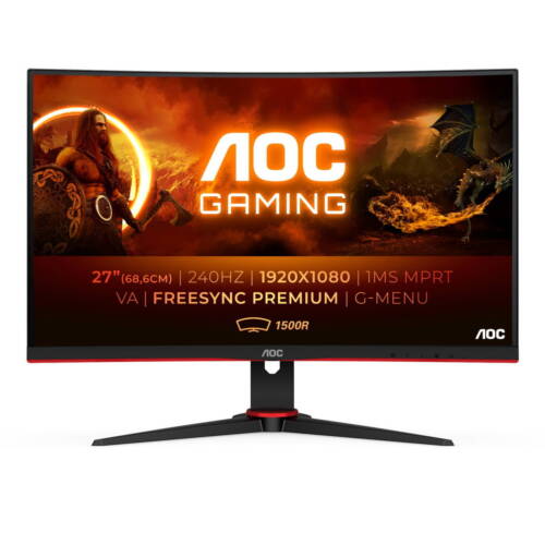 Aoc Gaming C27g2ze/bk G2 Series Led-monitor Gebogen 68.58 Cm (27) ~d~