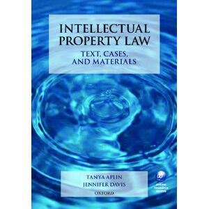 Aplin, Tanya Frances - Gebraucht Intellectual Property Law: Text, Cases, And Materials - Preis Vom 05.05.2024 04:53:23 H