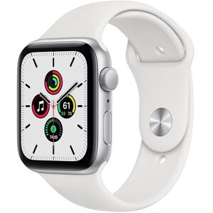 Apple Watch Se Aluminium 44 Mm (2020) Wifi Silber Sportarmband Weiß