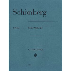 Arnold Schönberg - Suite Op. 25: Instrumentation: Piano Solo (g. Henle Urtext-ausgabe)