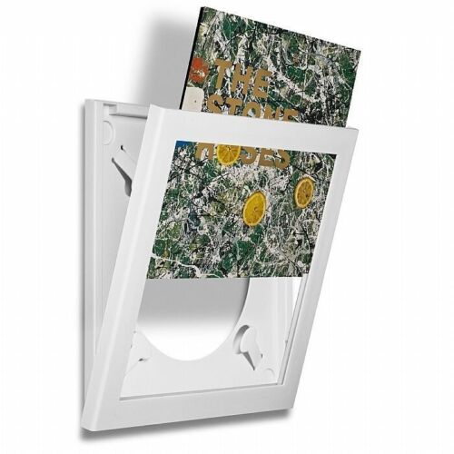 Art Vinyl Play & Display Flip Frame Bilderrahmen Für Vinyl-schallplatten - Weiß