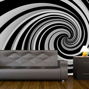 Artgeist Fototapete - Black And White Swirl