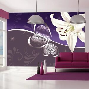 Artgeist Fototapete - Lily In Shades Of Violet
