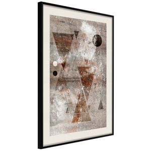 Artgeist Poster - Brick-built Triangles