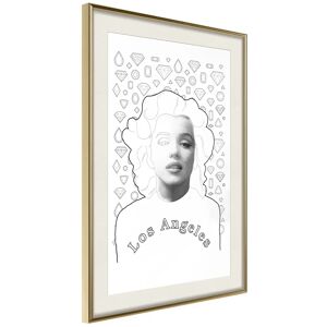 Artgeist Poster - Marilyn In Los Angeles