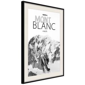 Artgeist Poster - Peaks Of The World: Mont Blanc