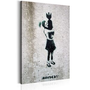 Artgeist Wandbild - Bomb Hugger By Banksy