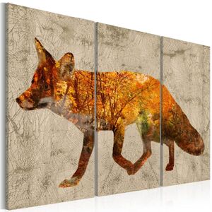 Artgeist Wandbild - Fox In The Wood