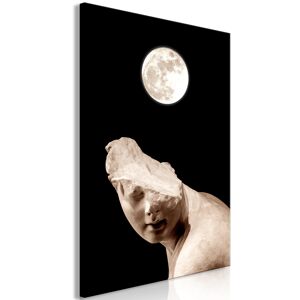 Artgeist Wandbild - Moon And Statue (1 Part) Vertical