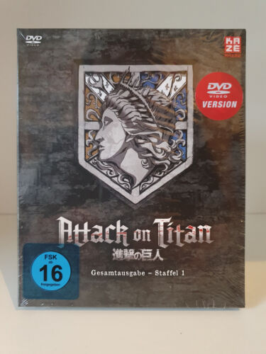 Attack On Titan - Staffel 1 - Gesamtausgabe - Deluxe Edition - Dvd - Neu