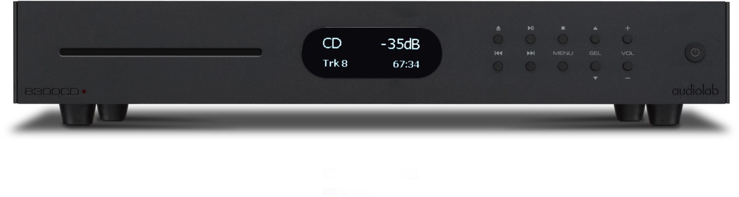 audiolab 8300cd cd-spieler aluminium schwarz