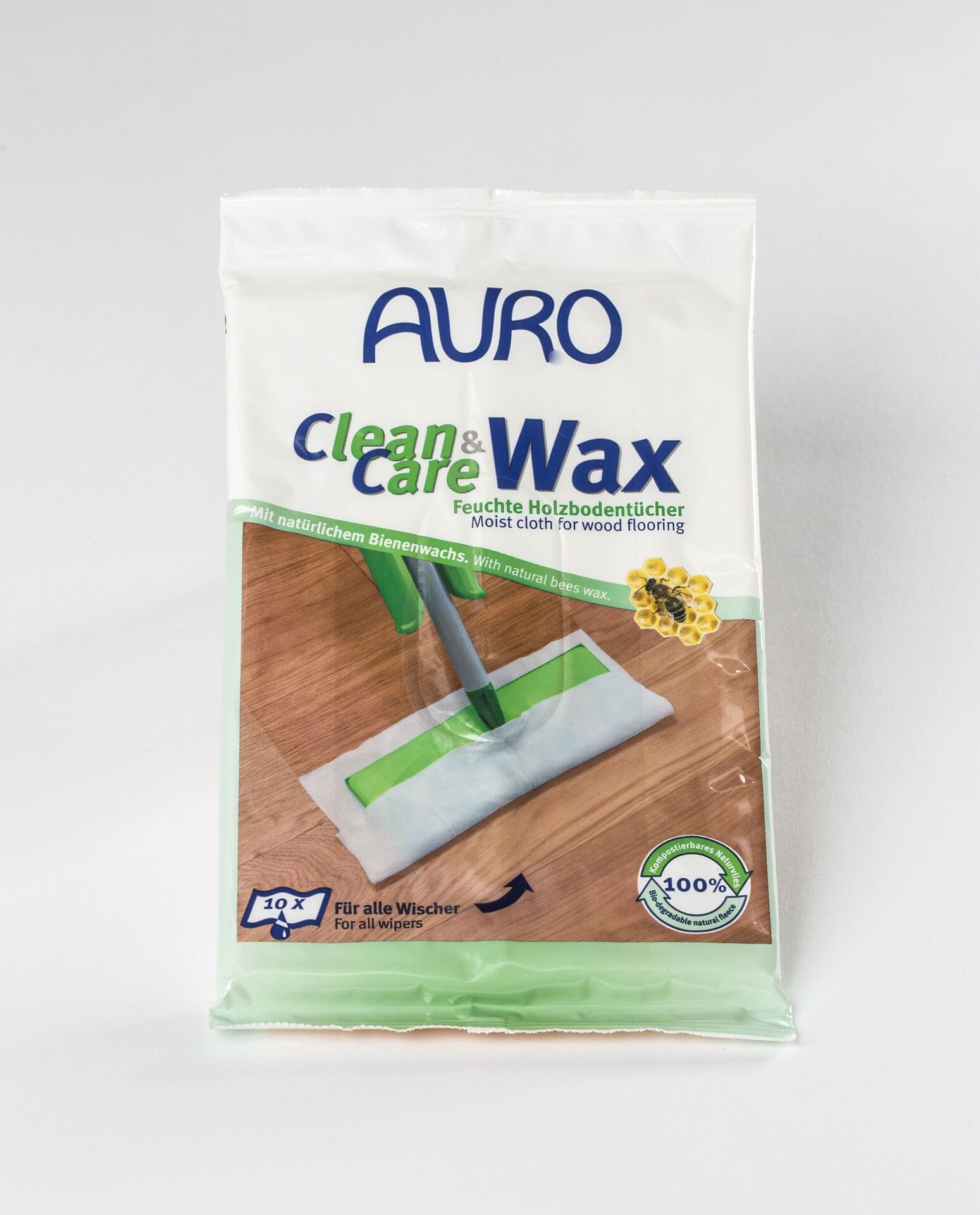 auro clean & care wax - feuchte holzbodentÃ¼cher