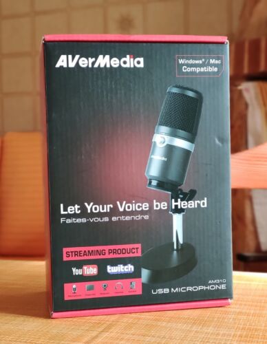 Avermedia Microphone Usb Am310 - Uni-directional Condenser Microphone