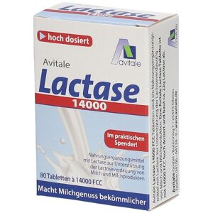 Avitale Lactase 14.000 Fcc Tabletten Im Spender 80 St