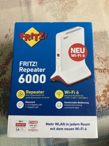 Avm Fritz!repeater 6000 Wlan-router Ethernet Tri-band Mesh Wi-fi, 5 Ghz