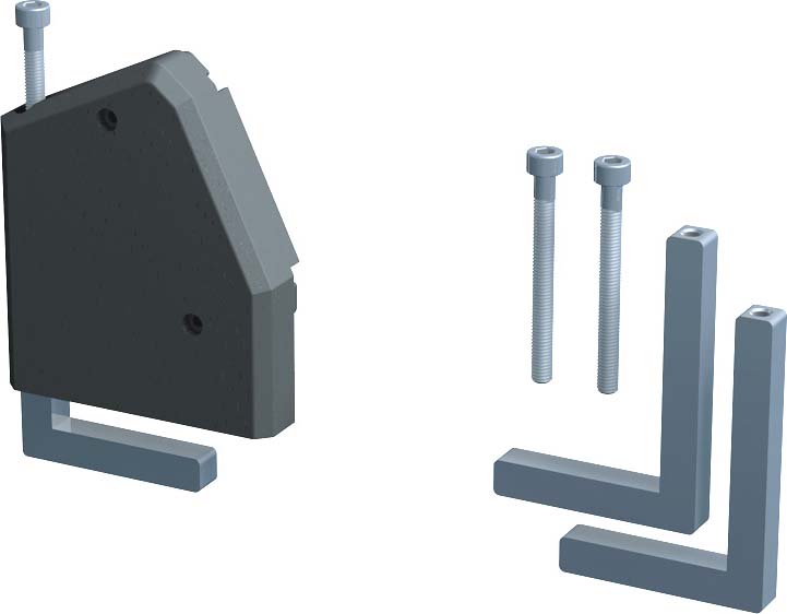 Bachmann 221086 Desk Mounting Bracket For Desk Thickness Up To 50mm (2xholdi ~e~