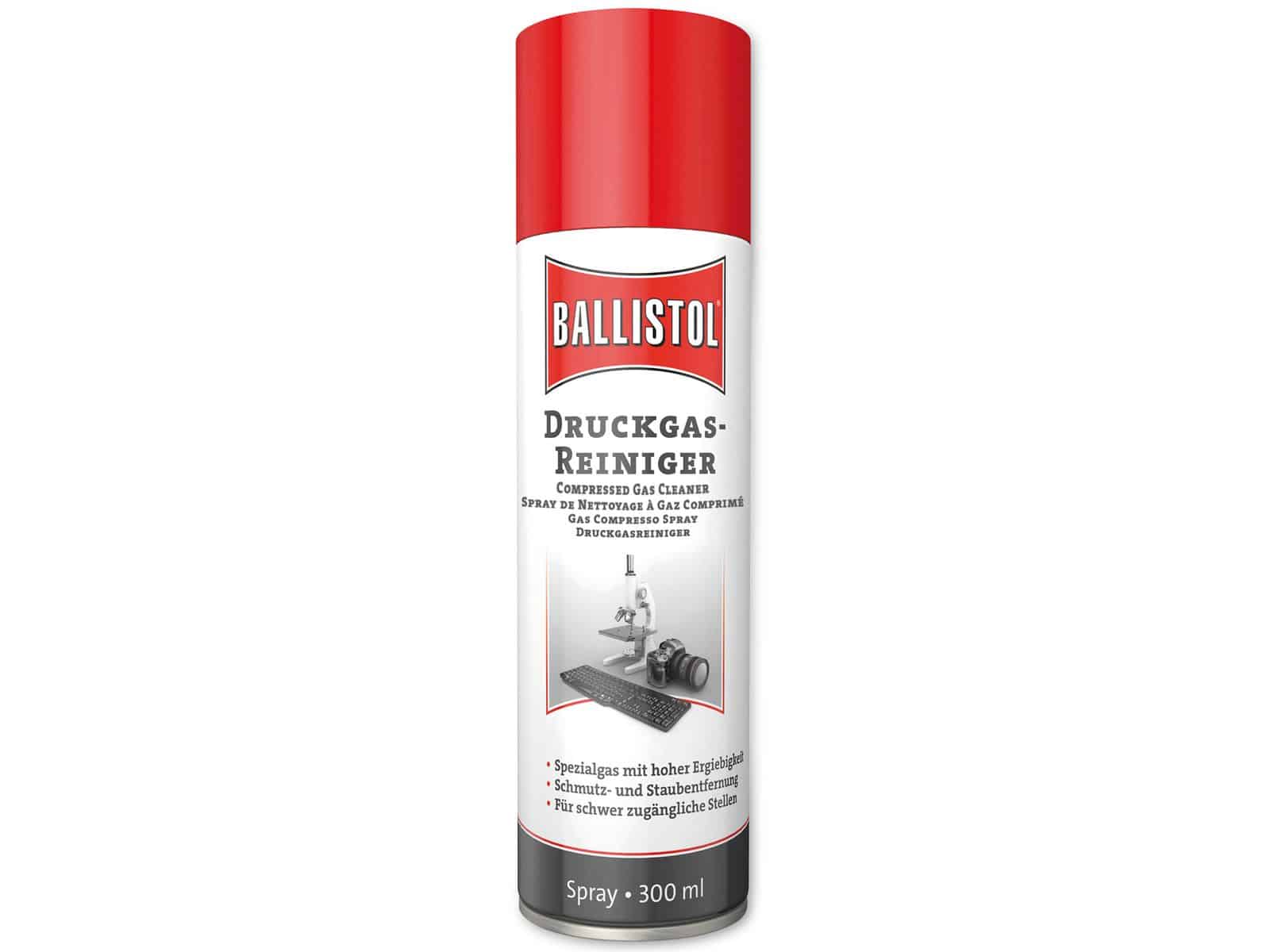 Ballistol Druckgas Reiniger Staubfrei 300 Ml Spraydose 6 Stk