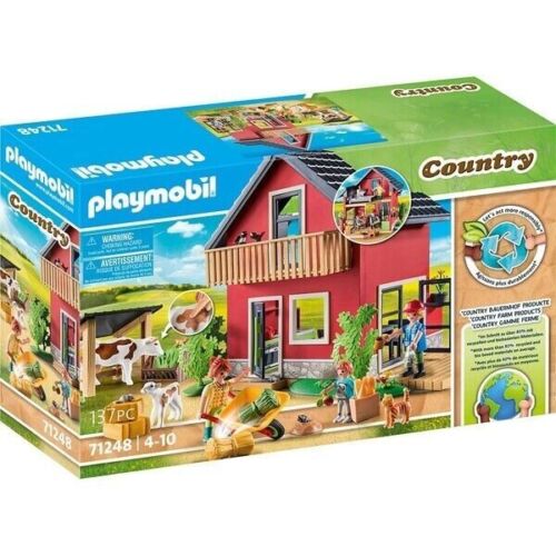 - Bauernhaus Mit Outdoor Fläche - 71248 - 137 Teile - Playmobil - One Size - Spielzeug