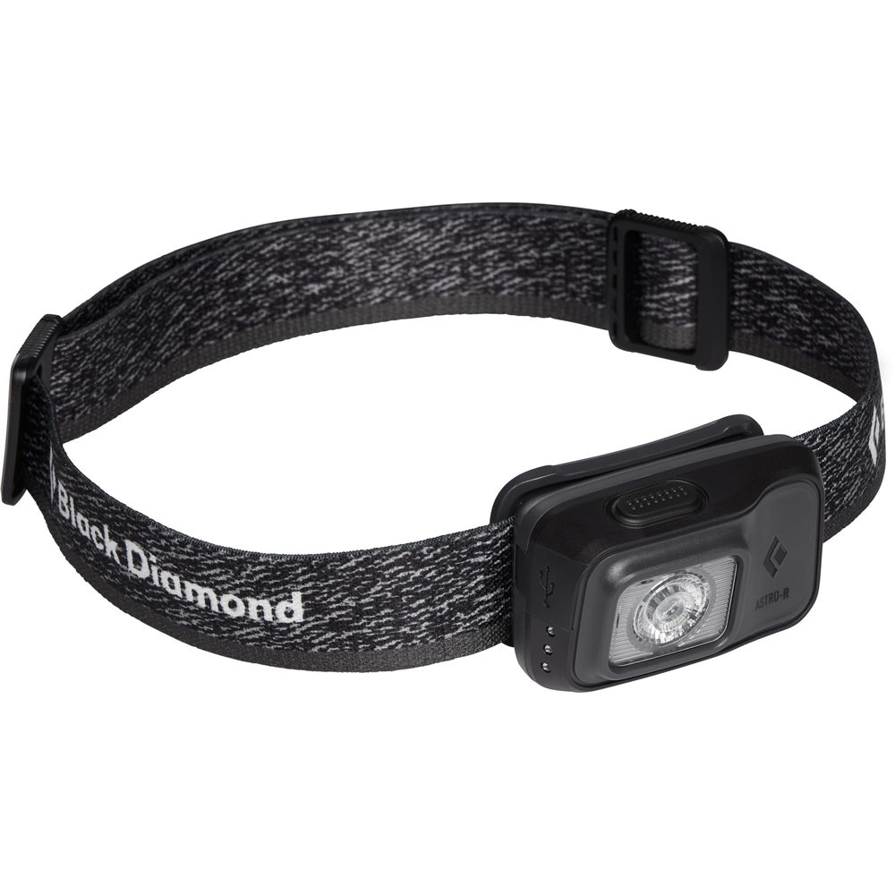 Bd6206780004all1 Black Diamond Astro 300-r Stirnband-taschenlampe Graphit Ip ~d~