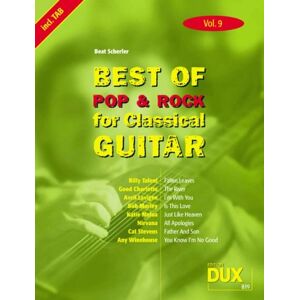 Beat Scherler - Gebraucht Best Of Pop & Rock For Classical Guitar 9 Die Sammlung Mit Starken Interpreten - Preis Vom 26.04.2024 05:02:28 H
