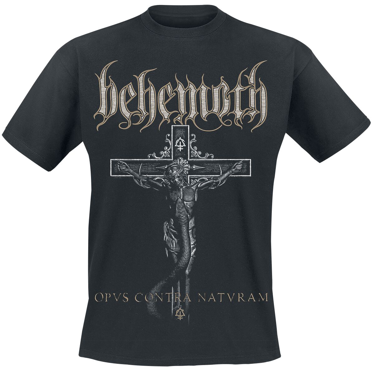 behemoth t-shirt - ocn cross - s bis xxl - fÃ¼r mÃ¤nner - grÃ¶ÃŸe s - - emp exklusives merchandise! schwarz