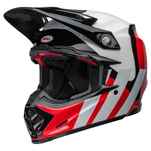 Bell Motocross-helm Moto-9s Flex Hello Cousteau - Weiß/rot