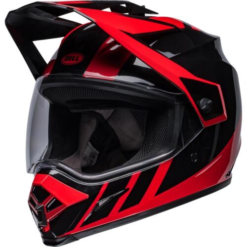 Bell Mx-9 Adventure Mips Dash Motocross Helm - Schwarz Rot - M - Unisex