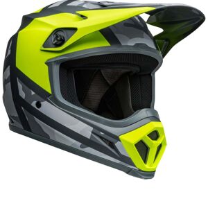 Bell Mx-9 Mips Alter Ego Motocross Helm - Schwarz Grau Gelb - Xl - Unisex