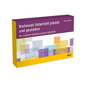 Beltz Verlag Kartenset Unterricht Planen Und Gestalten