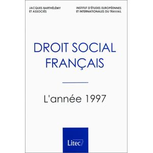 Bernard Boubli - Gebraucht Droit Social Francais . L'annee 1997 - Preis Vom 14.05.2024 04:49:28 H