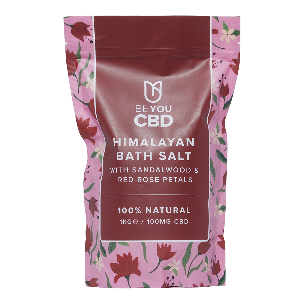 beyou cbd himalayan salts with sandalwood & red rose petals cbd himalayan salts with sandalwood & red rose petals