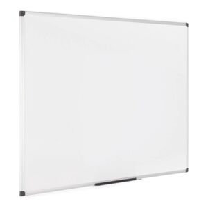 Bi-office Maya Nichtmagnetisches Melamin Whiteboard Aluminium Rahmen 1200x900mm
