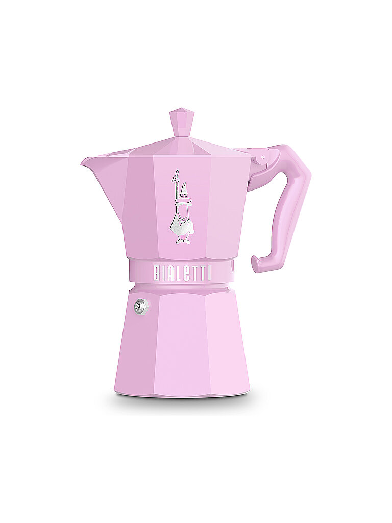 bialetti espressokocher exclusive moka 6 tassen rosa