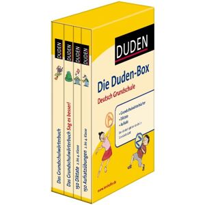 bibliographisches institut die duden-box deutsch grundschule: grundschulwÃ¶rterbÃ¼cher - diktate - aufsatz (duden - lernhil...
