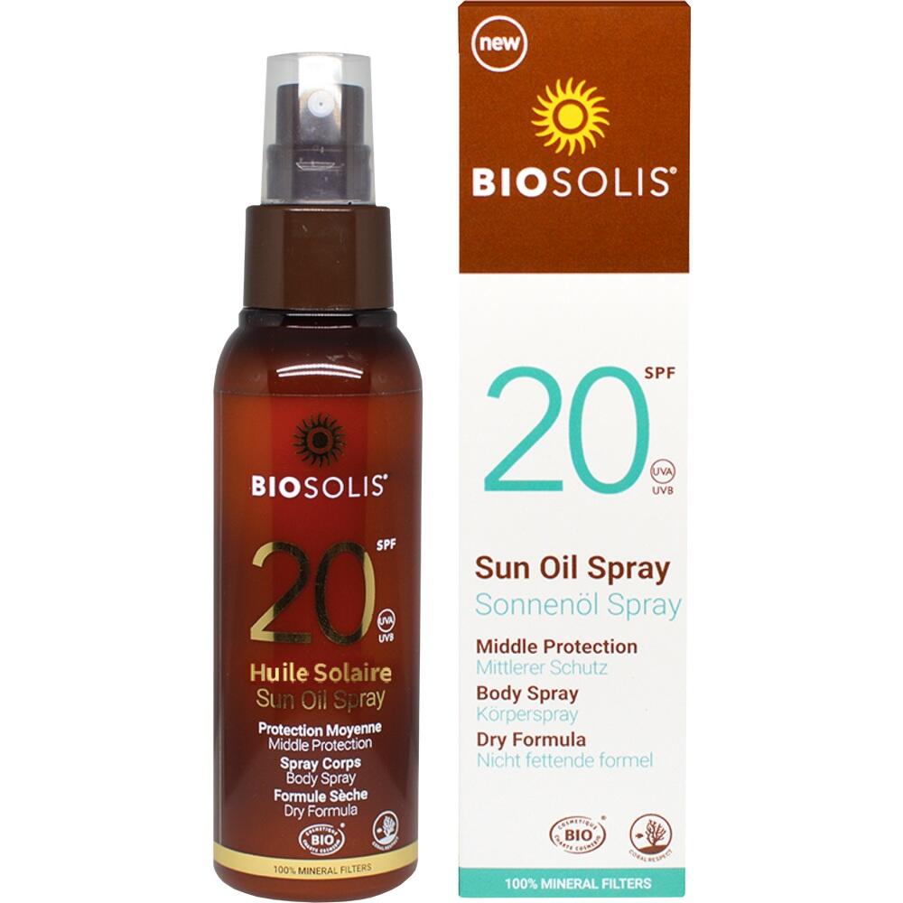 Biosolis Bio Sonnenöl Spray Lsf 20, 100 Ml