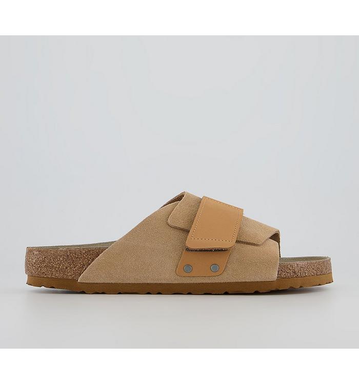 birkenstock kyoto sandals clay, grey
