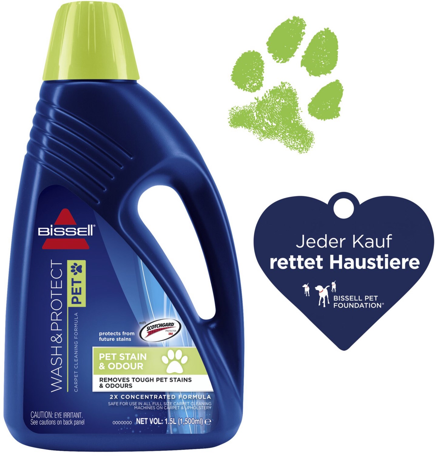 bissell 1087n wash & protect pet (1,5l) rei zubehÃ¶r