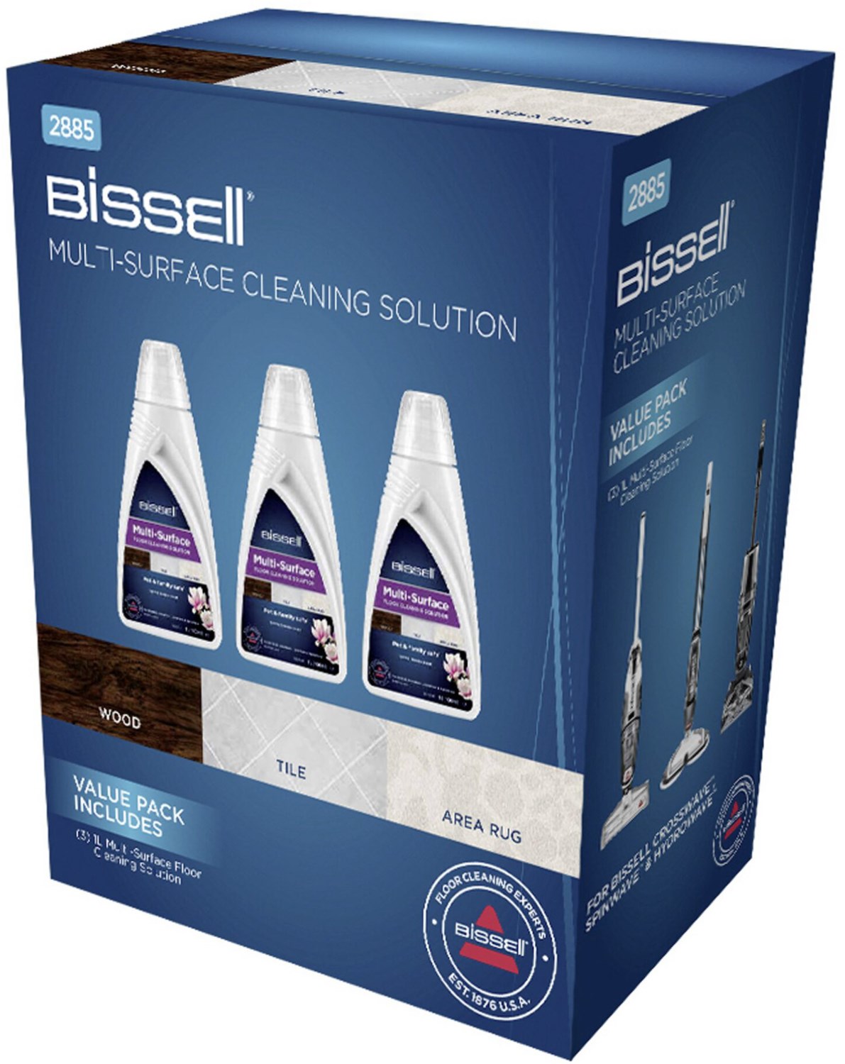 Bissell Multi Surface Universal Reinigungsmittel 3er Set Fühlingsduft 3x 1 Liter