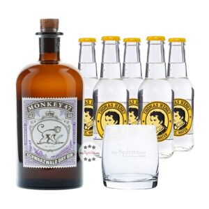 Black Forest Distillers Monkey 47 Dry Gin & Thomas Henry Tonic Set (47 % Vol., 1,5 Liter)