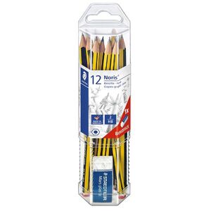Bleistifte - Hb 2 - 12 St.. M. Radiergummi - Staedtler - One Size - Bleistifte