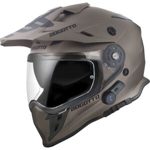 Bogotto H331 Bt Bluetooth Enduro Helm - Braun - Xs - Unisex