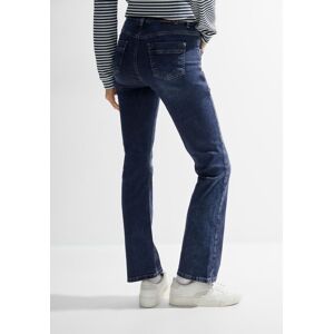 Bootcut-jeans Cecil Gr. 30, Länge 32, Blau (authentic Blue Wash) Damen Jeans Bootcut