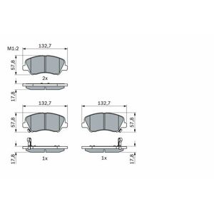 Bosch Bremsscheiben 280mm + BelÄge Vorne Passend Für Hyundai I20 2 Gb Kia Rio 3