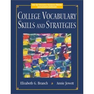 Branch, Elizabeth G. - Gebraucht College Vocabulary Skills And Strategies - Preis Vom 28.04.2024 04:54:08 H