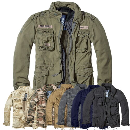 Brandit M-65 Giant Jacket Militär Outdoor Parka Jacke Winterjacke Anorak Kapuze 
