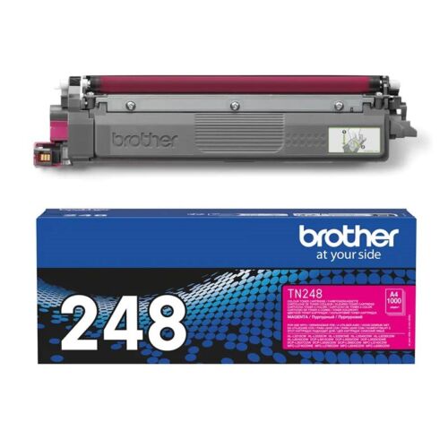 Brother Tn-248m Toner Cartridge, Magenta, Single Pack, Standard Yield, Includes 