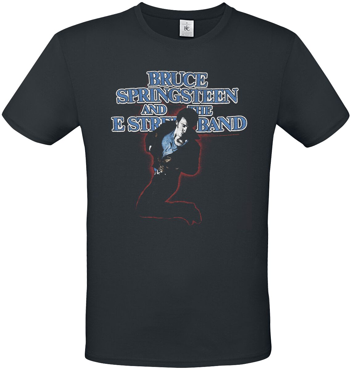 bruce springsteen t-shirt - tour 84-85 - s bis 3xl - fÃ¼r mÃ¤nner - grÃ¶ÃŸe l - - lizenziertes merchandise! schwarz