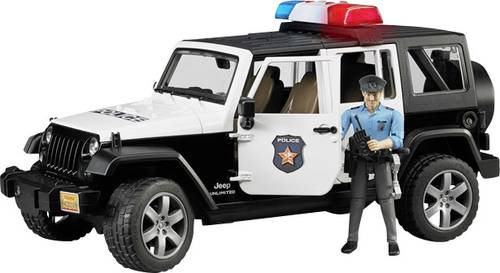 Bruder Auto - Jeep Wrangler Polizeiauto M. Licht/sound Und Poliz - Bruder - One Size - Autos